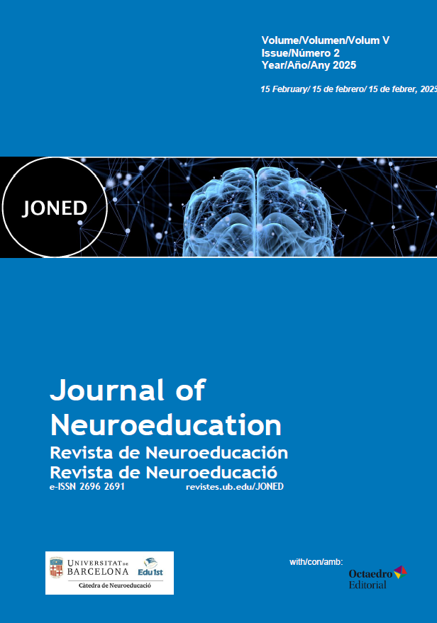 					View Vol. 5 No. 2 (2025): Journal of Neuroeducation - Volume V, Issue 2, February 2025
				