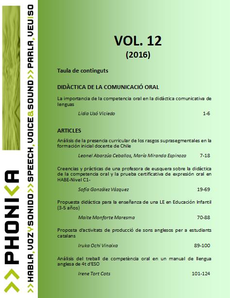 					Veure Vol. 12 (2016): La competència oral en la didàctica comunicativa de llengües
				