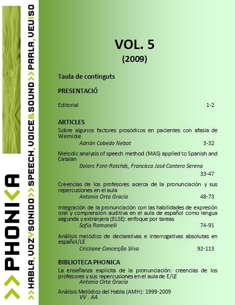 					Veure Vol. 5 (2009)
				