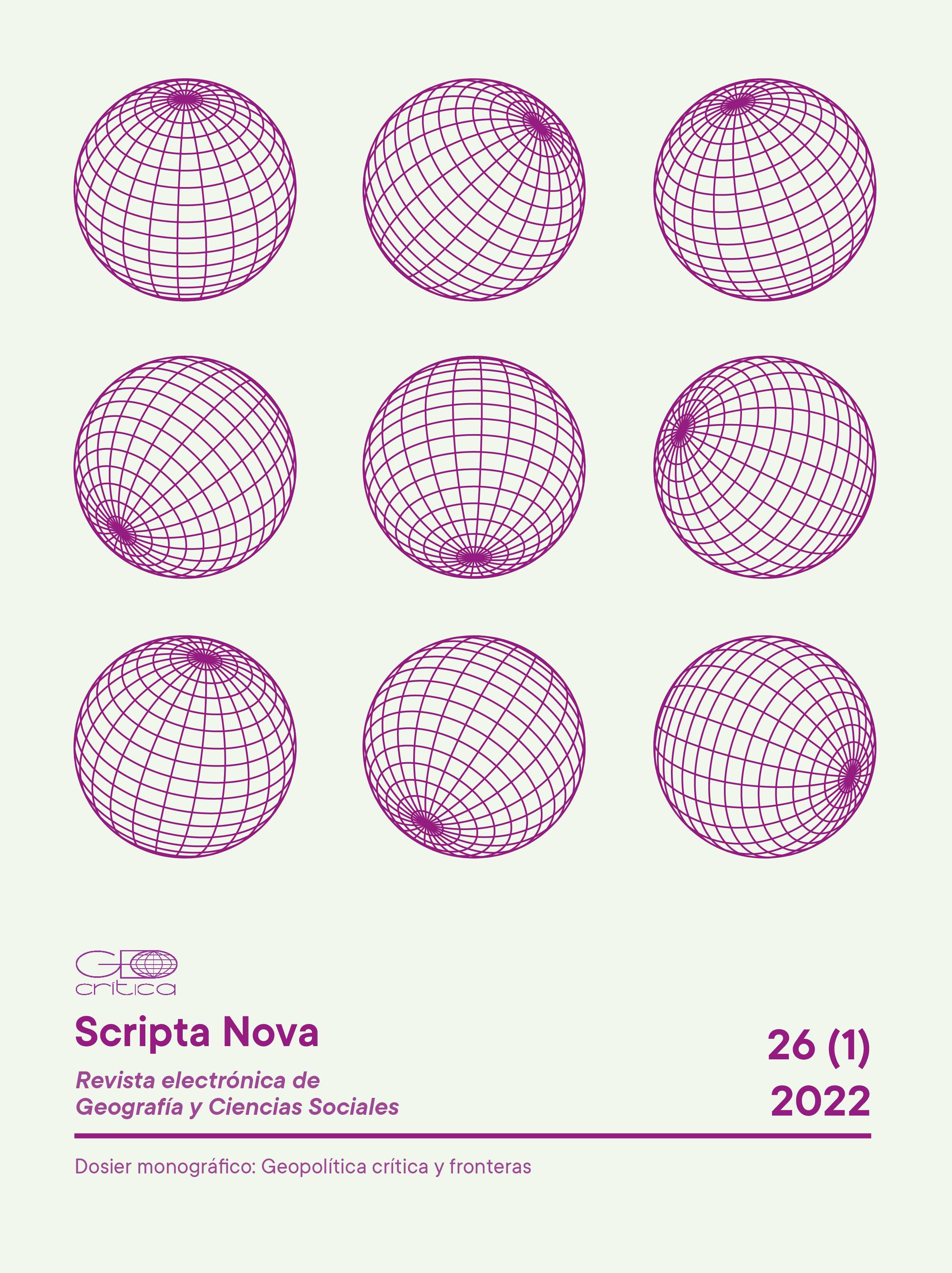 					Ver Vol. 26 Núm. 1 (2022): Dosier: Geopolítica crítica y fronteras
				