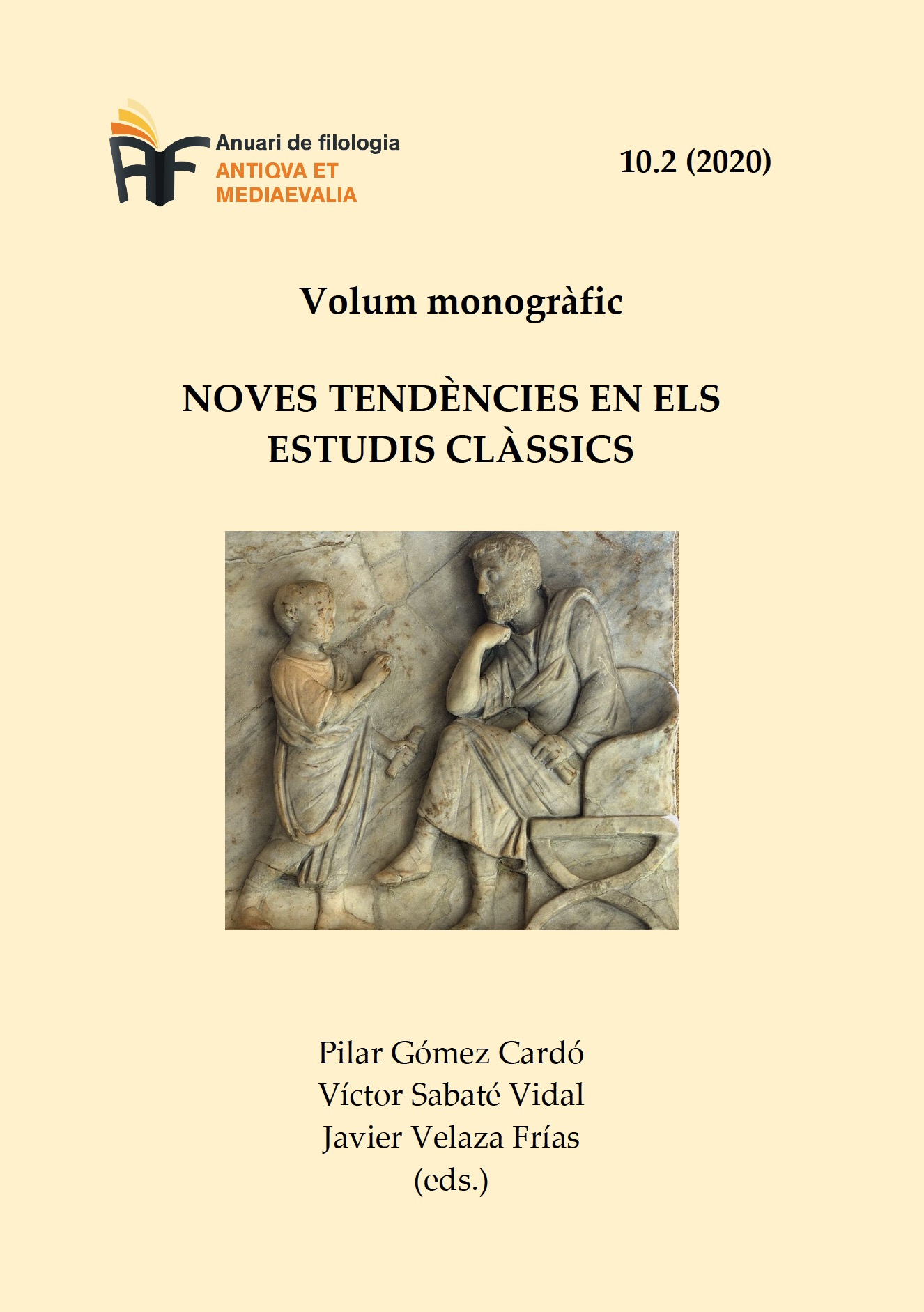 					Veure Vol. 2 No 10 (2020): Noves tendències en els estudis clàssics
				