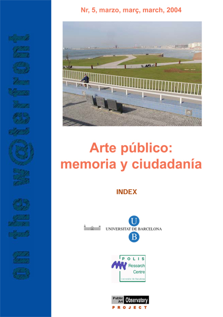 					Veure No 5 (2004): Arte, Memoria y Ciudadanía
				