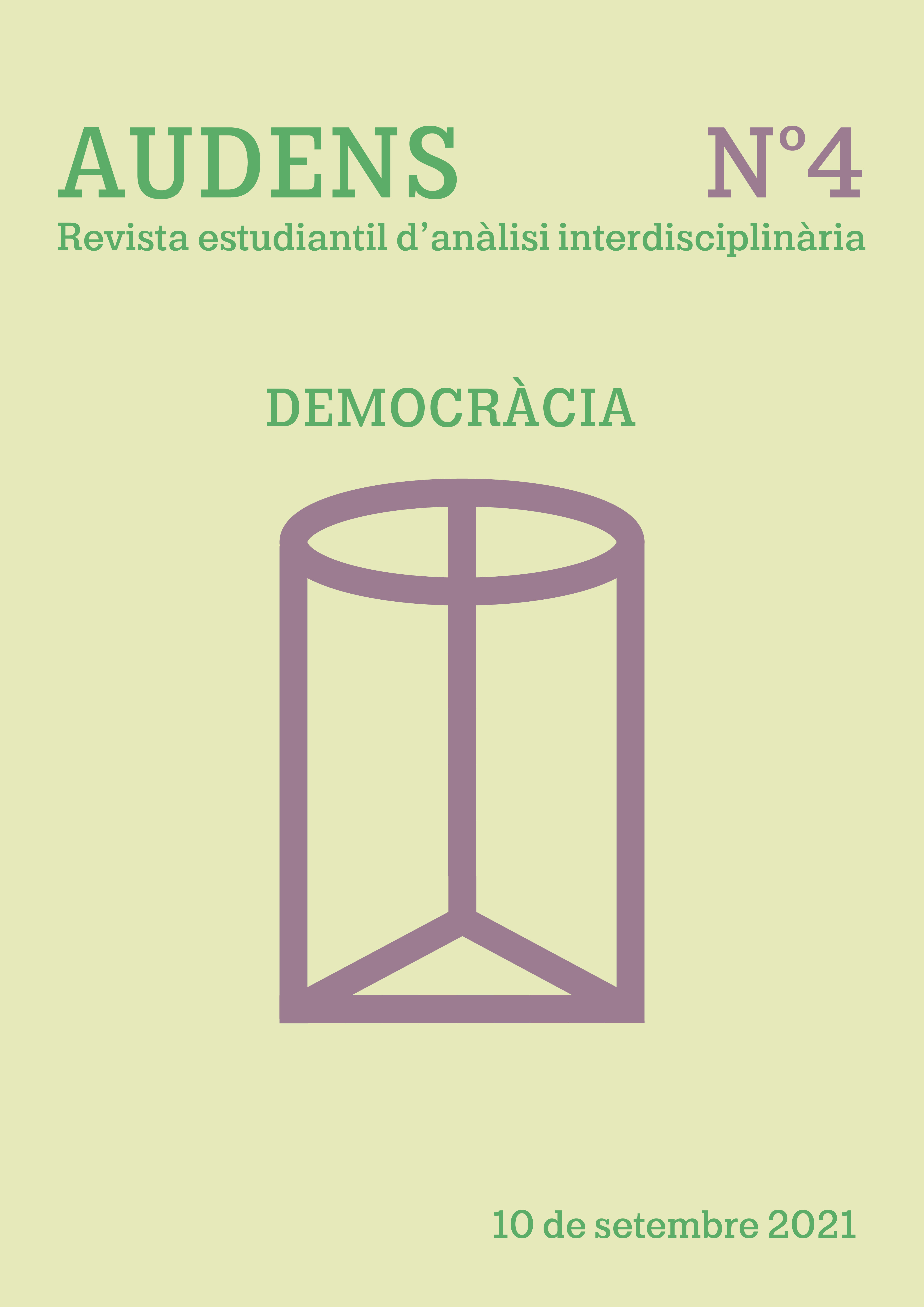 					View No. 5 (2021): Democràcia
				